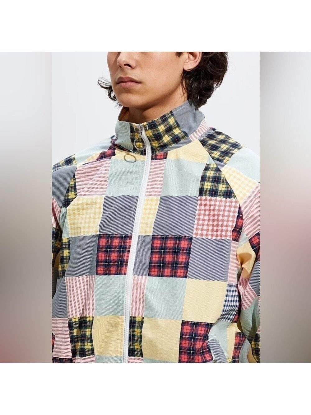 Urban Outfitters UO Madras Print Track Jacket - Picture 3 of 16